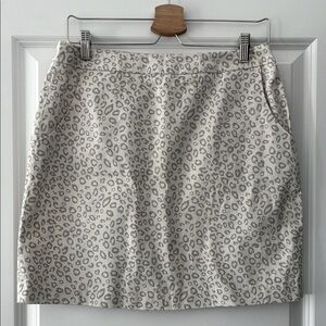 Sandro Size 6 Leopard Mini Skirt